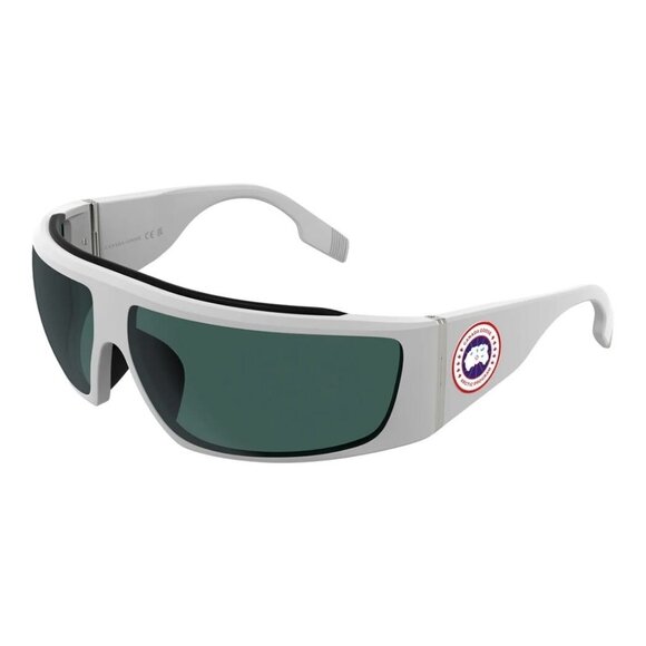 New CANADA GOOSE White Wraparound GC25600S 101 Sunglasses Women - Picture 1 of 3
